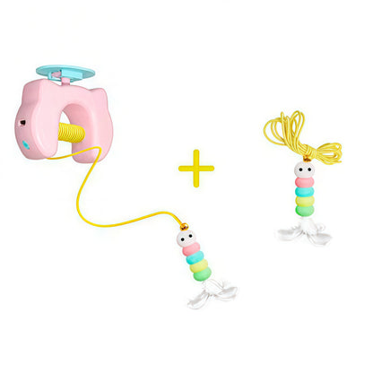 Juguete eléctrico para gatos con 2 cuerdas