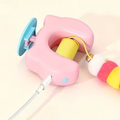 Juguete eléctrico para gatos con 2 cuerdas