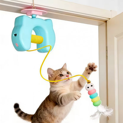 Juguete eléctrico para gatos con 2 cuerdas
