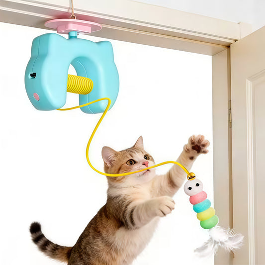 Juguete eléctrico para gatos con 2 cuerdas