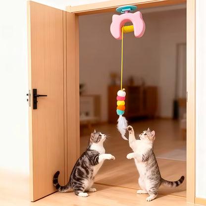 Juguete eléctrico para gatos con 2 cuerdas